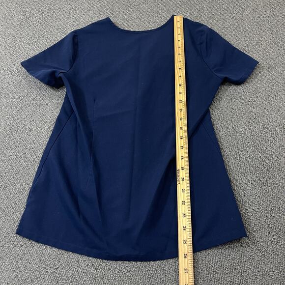 Figs Technical Collection Scrub Shirt Womens XS Blue Medical - Picture 5 of 9